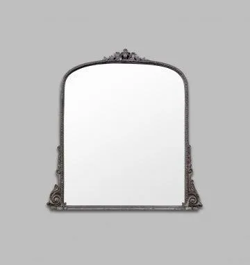 Lila Ornate Arched Mirror - Black by Interior Secrets - AfterPay Available