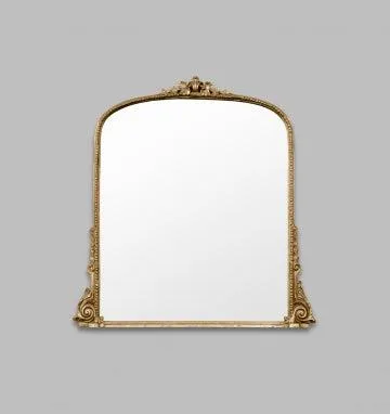 Lila Ornate Arched Mirror - Brass by Interior Secrets - AfterPay Available