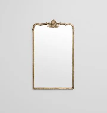 Lila Ornate Mirror - Brass by Interior Secrets - AfterPay Available