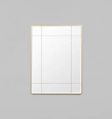 Karter Parlour Mirror - Brass by Interior Secrets - AfterPay Available