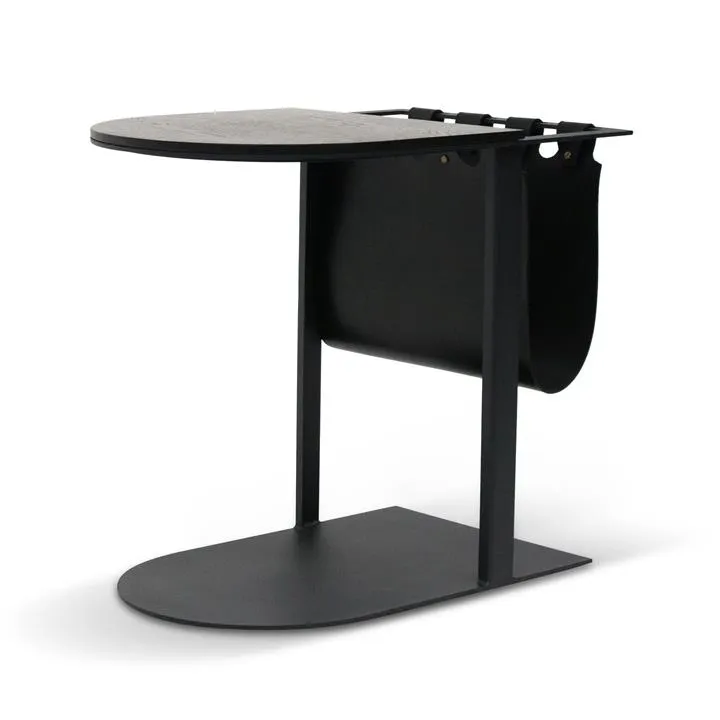 Gonzales 55cm Side Table - Full Black by Interior Secrets - AfterPay Available