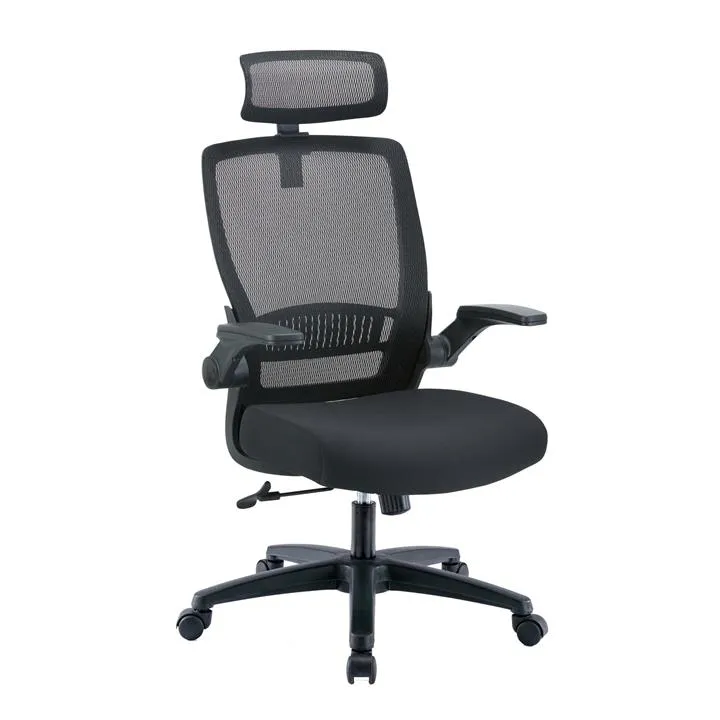 Cresta Mesh Ergonomic Office Chair - Black by Interior Secrets - AfterPay Available