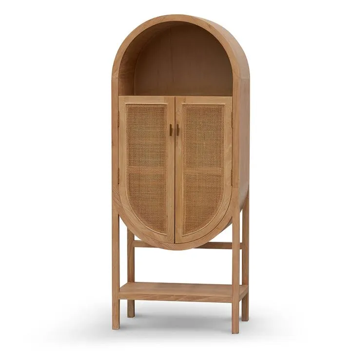 McConnell 65.5cm Rattan Door Cabinet - Natural by Interior Secrets - AfterPay Available
