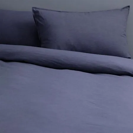CoziCotton Flannelette Quilt Cover Set Canningvale - Natural, Single, Cotton