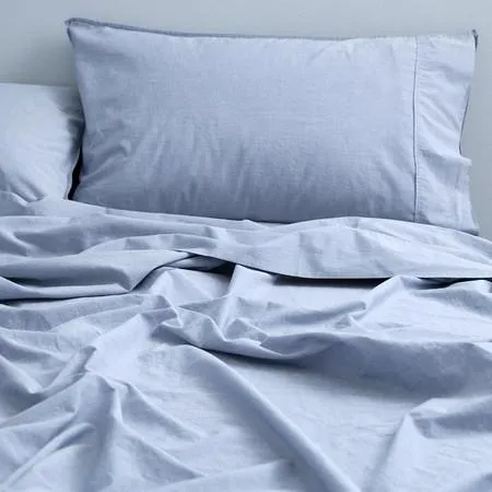 Vintage Sheet Set - Oatmeal Melange, Super King, Softwash Cotton