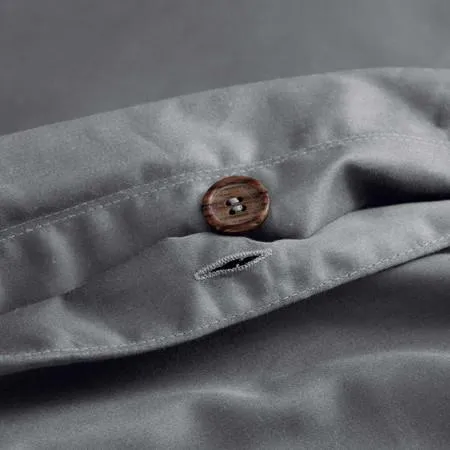Palazzo Royale Quilt Cover Set - 1000 Thread Count, King, Silver - Canningvale