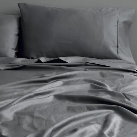 Palazzo Royale Sheet Set - 1000 Thread Count, King, Silver - Canningvale