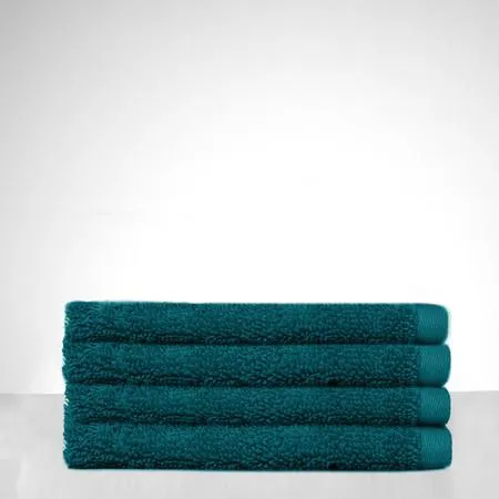 Royal Splendour Face Washer Canningvale - Mezzanotte Blue, Combed Cotton