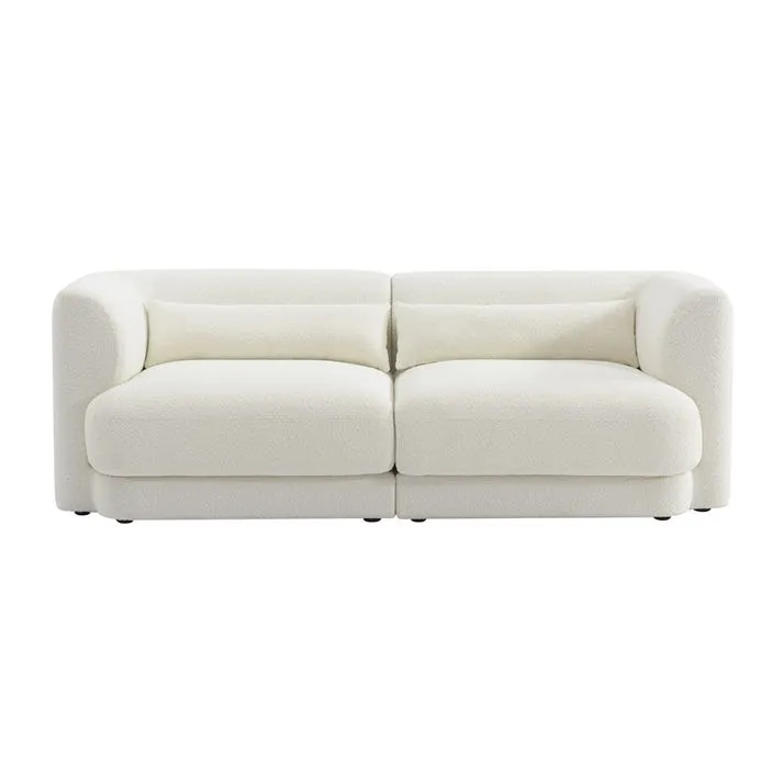Santa Monica Modular Sofa Boucle Ivory - 2 Seater