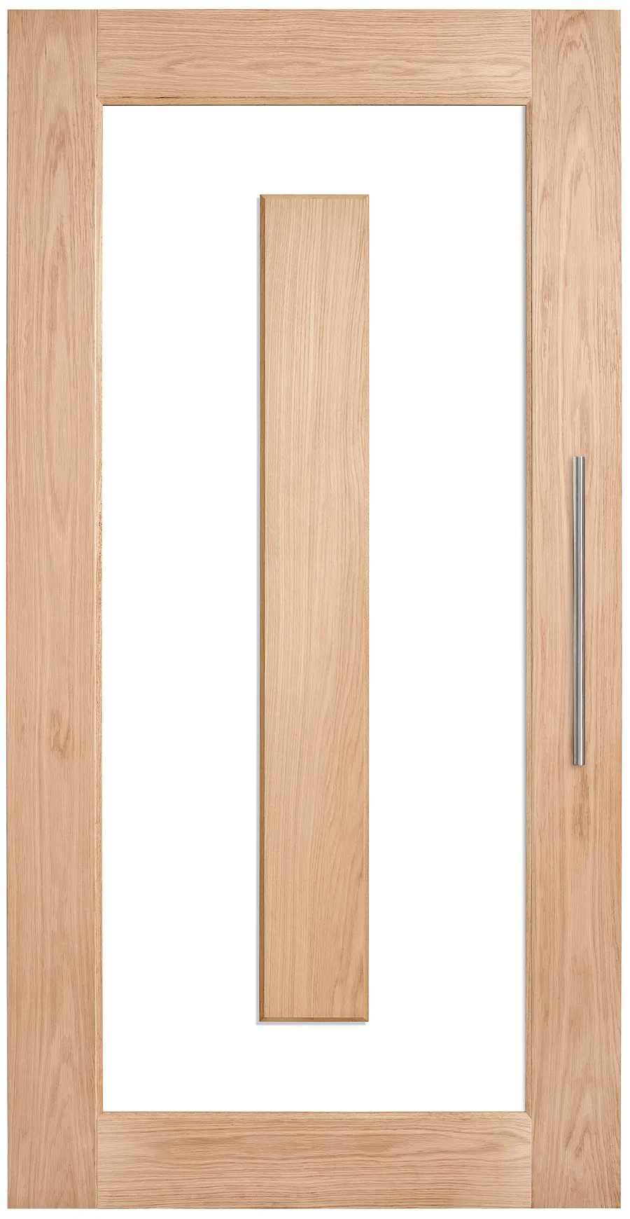 Lumina White Oak ALUM 1 Entrance Door