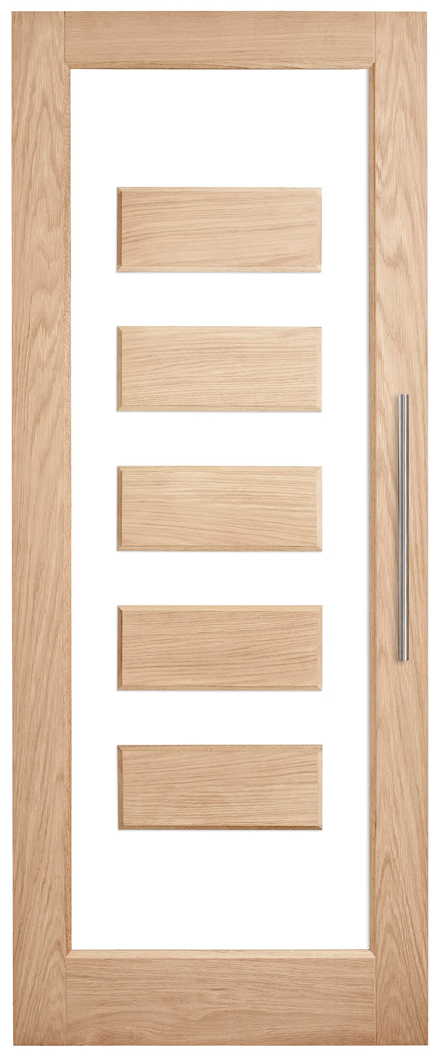 Lumina White Oak ALUM 5 Entrance Door