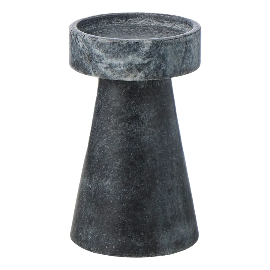 Blythe Candleholder 8x15.3cm in Black/Grey