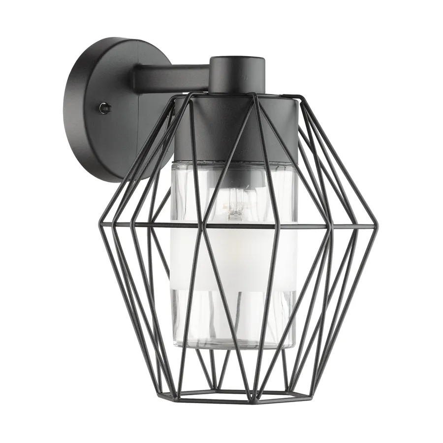 Eglo Canove IP44 Steel Exterior Light E27 Black