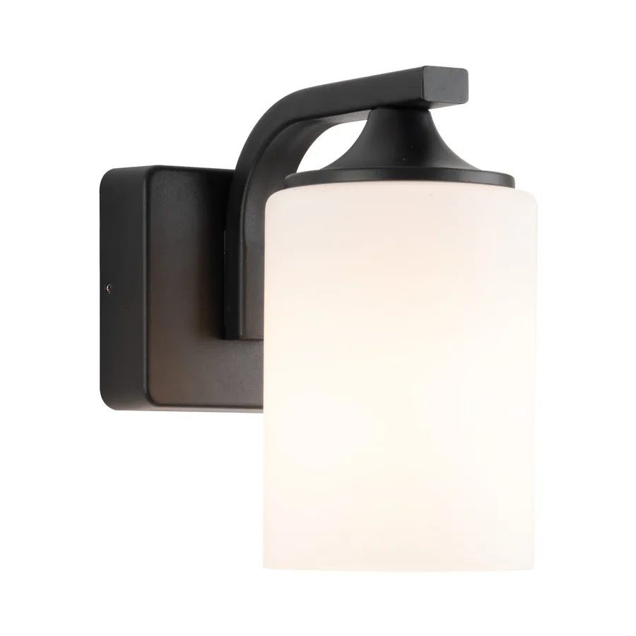 Mercator Elan Outdoor Wall Light IP43 Black