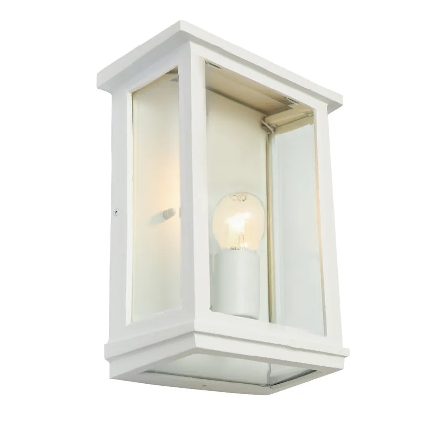 Large Cougar Madrid Exterior Wall Light IP44 White