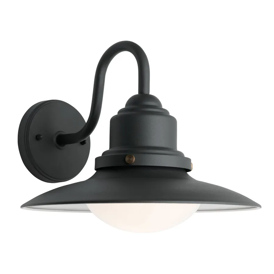 Eve Powder Coated Steel Exterior Wall Light IP44 Graphite