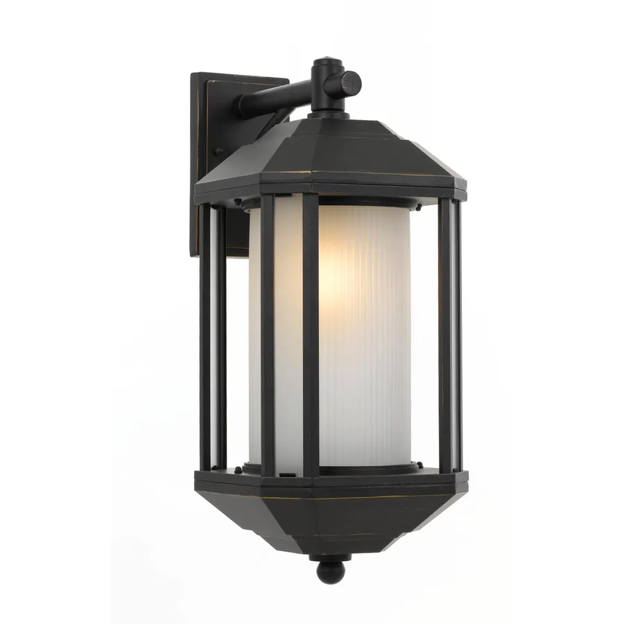 Black Telbix Havard Exterior Wall Light IP44 (E27) Small