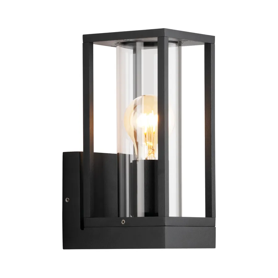 Mercator Eleanor Wall Light IP44 Black