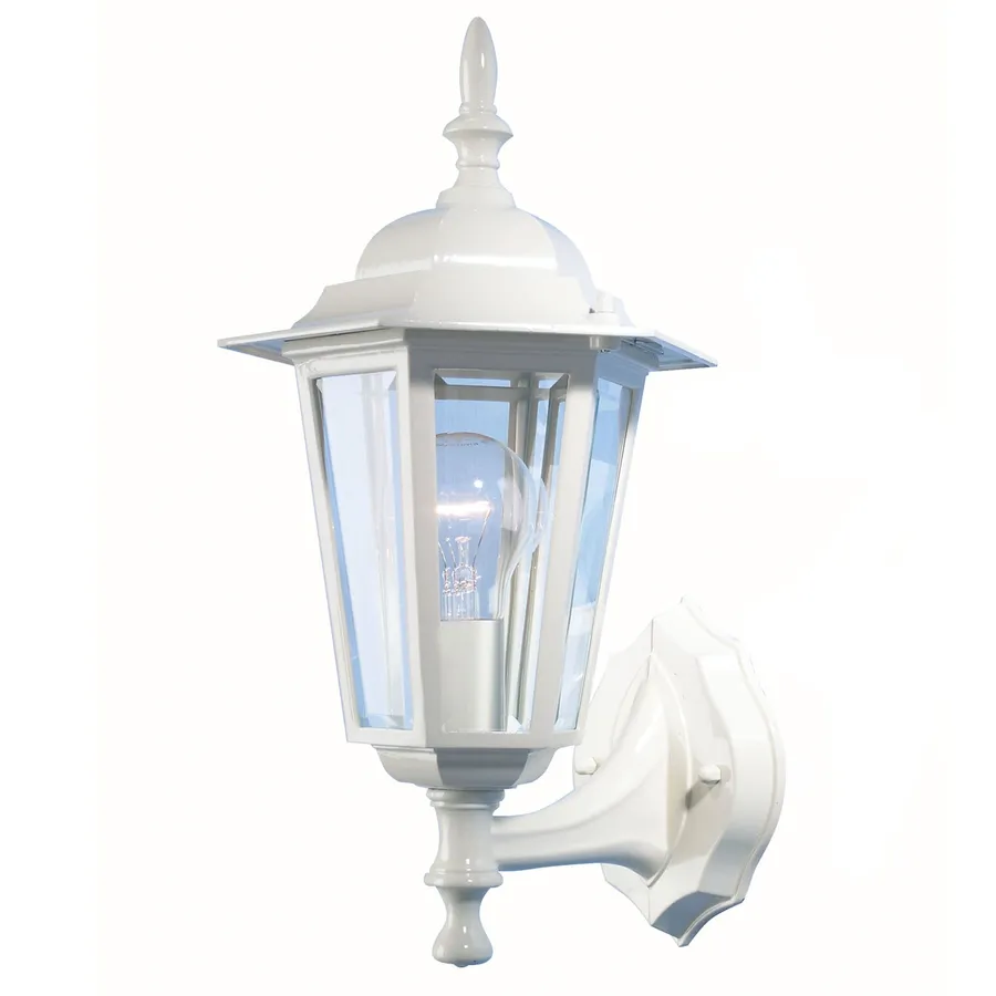 Tilbury Cast Aluminium Exterior Wall Lantern White