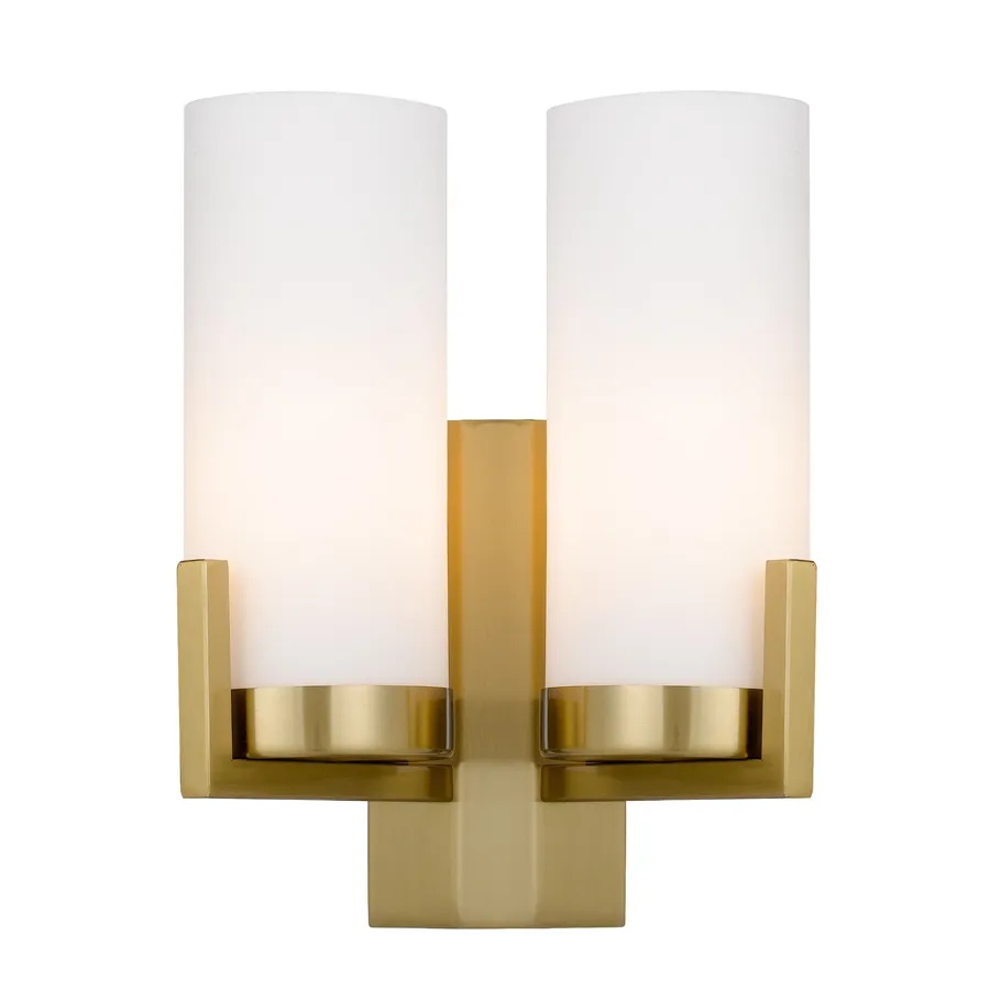 Telbix Eamon 2 Wall Light (E14) Brass