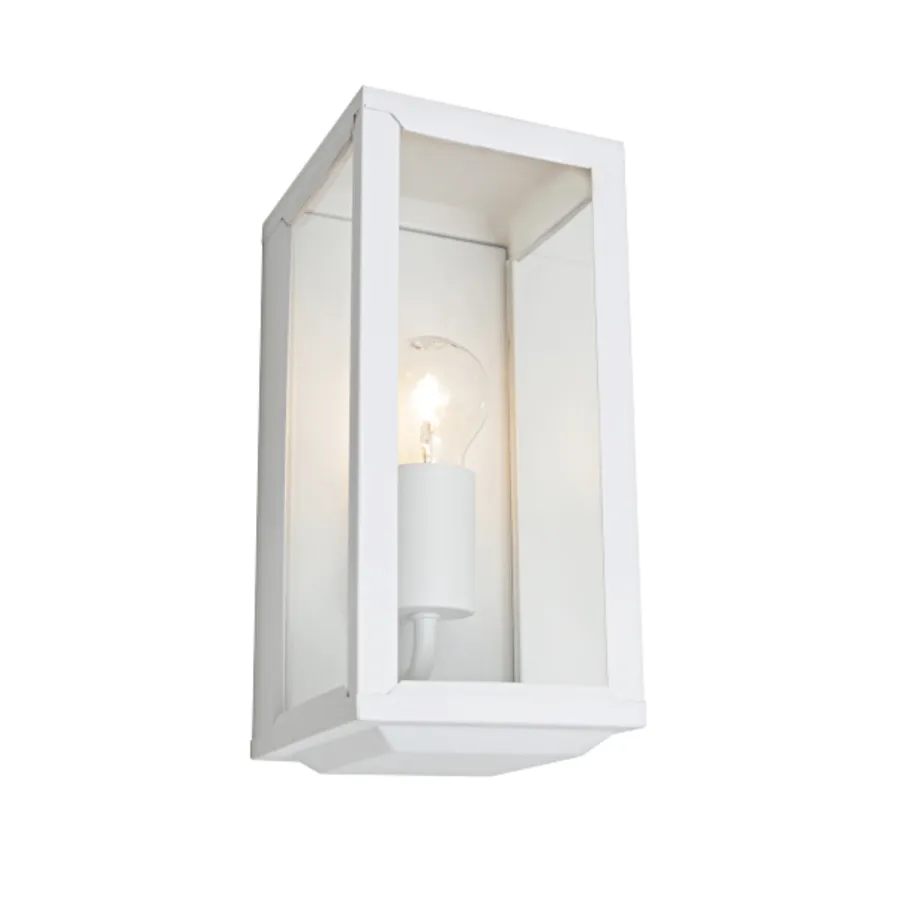 1 Light Cougar Anglesea Exterior Wall Light Edison Screw (E27) IP44 White
