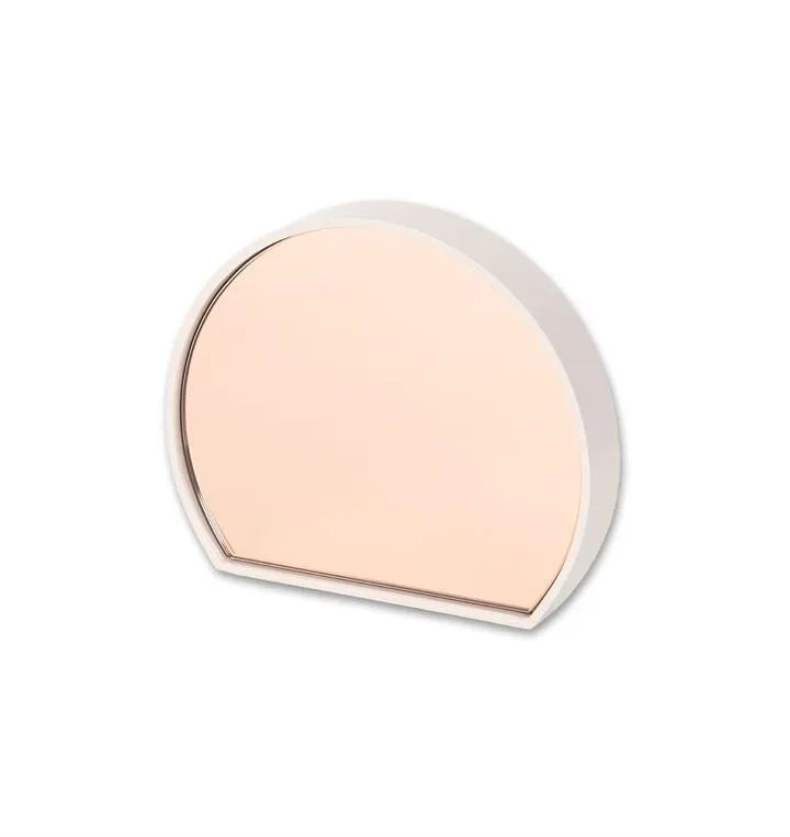 Set of 2 - Objekt 25cm Segment Mirror- Nude by Interior Secrets - AfterPay Available