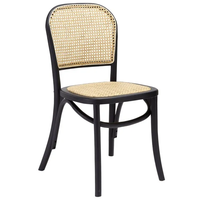 Laguna Dining Chair Black / Natural