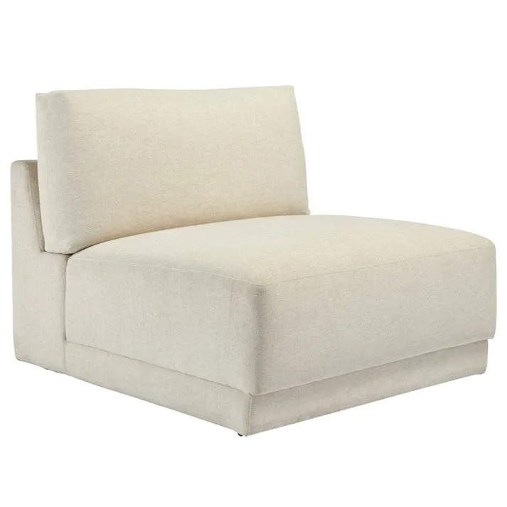 Haven California Ivory Armless Sofa Chair Module