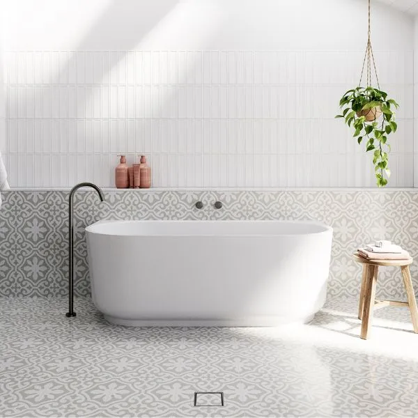 Bao Elegant 1500mm Back to Wall Bath