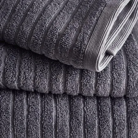 Alessia Rib Rib Bath Towel Canningvale - Latte, Bamboo