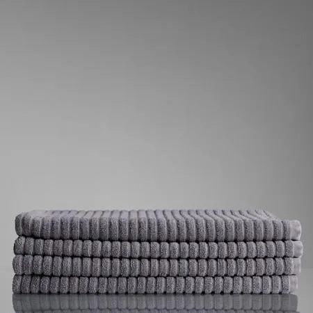 Alessia Rib Rib Bath Mat Canningvale - Latte, Bamboo