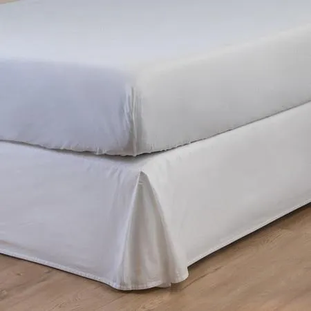 Vintage Valance Canningvale - White, King, Softwash Cotton