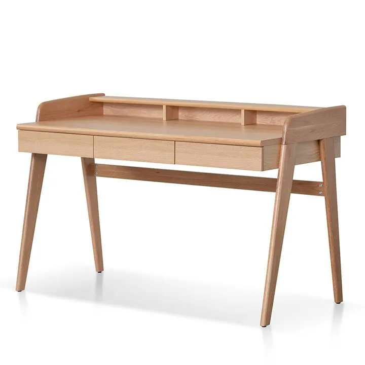 Brendon Home office Desk - Natural Oak by Interior Secrets - AfterPay Available