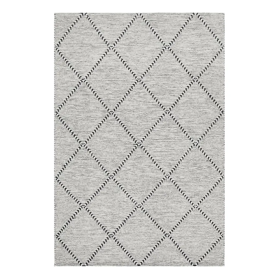Maison Jasmin Rug 155x225cm in Black/Off White