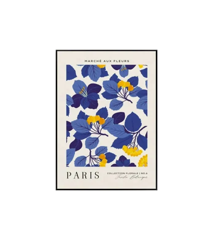 Paris Flower Market Wall Art Canvas 4 sizes available 70cm x 50cm
