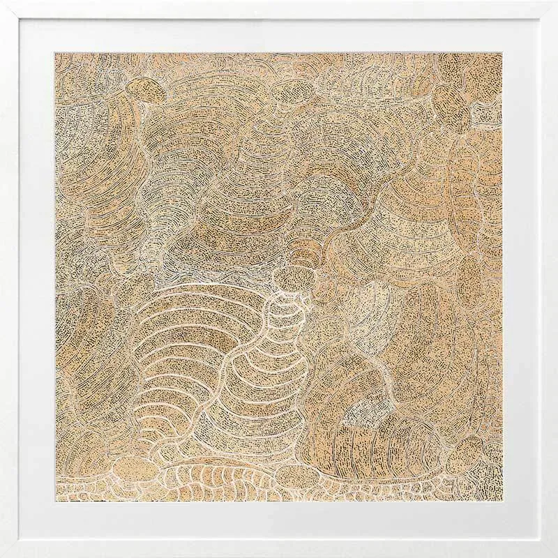 Janganpa Jukurrpa III Framed Art Print
