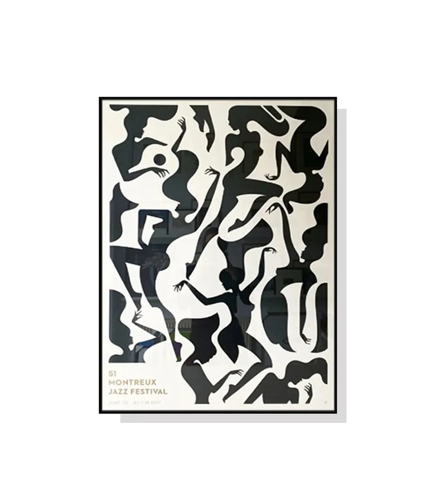 Montreux Jazz Festival Wall Art Canvas 3 sizes available 70cm x 50cm