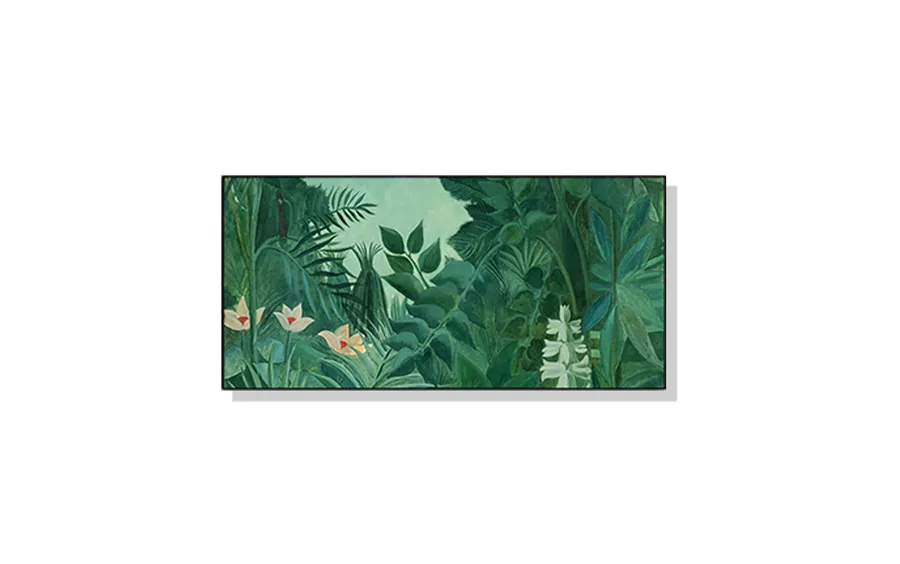 Henri Rousseau - Jungle Wall Art Canvas 3 sizes available 40cm x 80cm
