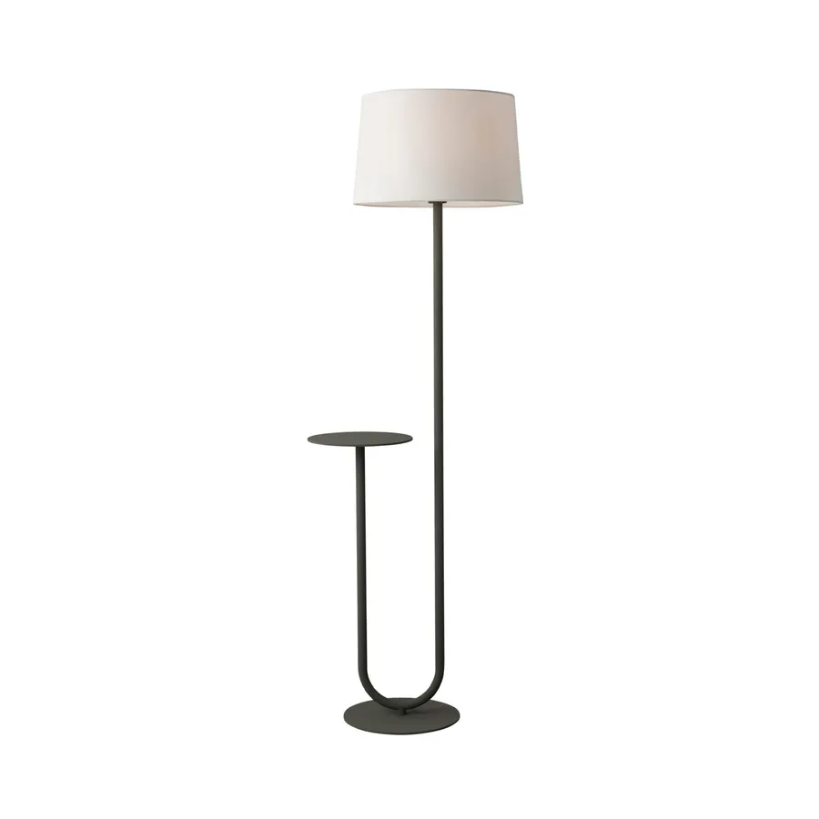 Mayfield Esta Floor Lamp & Table (E27) White