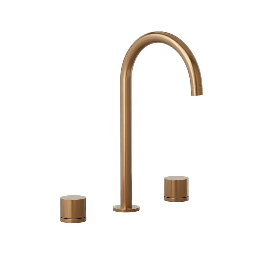 Milani Assembly Bench Mounted Set - Brushed Copper