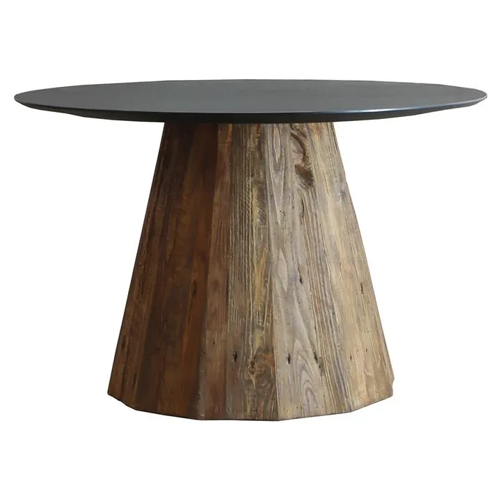 Barzelt Wooden Round Dinig Table, 120cm