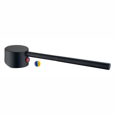 Care Handle Straight Extended Suits 35mm | Made From Zinc In Black By Raymor