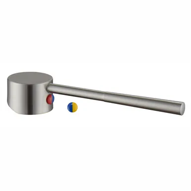 Care Handle Straight Pin Lever Suits 35mm | Made From Zinc In Brushed Nickel By Raymor