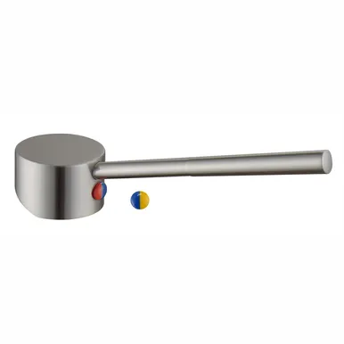 Care Handle 16 Degree Angled Pin Lever Suits 35mm | Made From Zinc In Brushed Nickel By Raymor