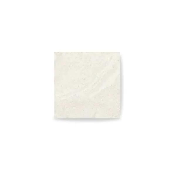 Unique Travertine White Minimal Natural (P3) 600x600