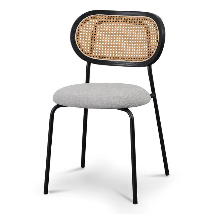 Set of 2 - Woodard Dining Chair - Spec Grey - Last Set by Interior Secrets - AfterPay Available
