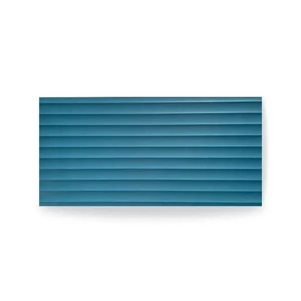 Ocean Flutes Dark Turquoise Matt 300x600