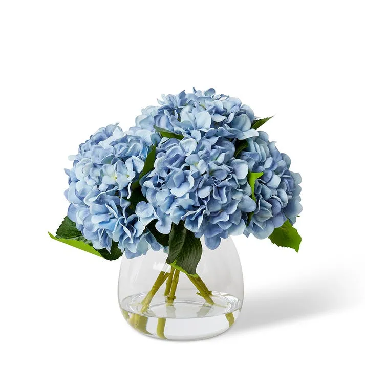 Hydrangea White - Alma Vase - 35 x 35 x 37cm