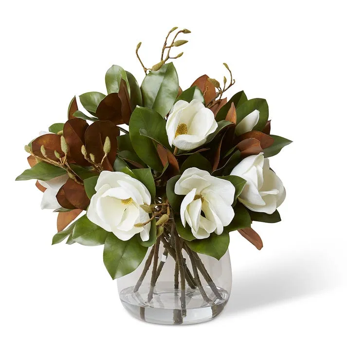 Magnolia Grand & Bud Mix  - Alma Vase - 70 x 70 x 73cm