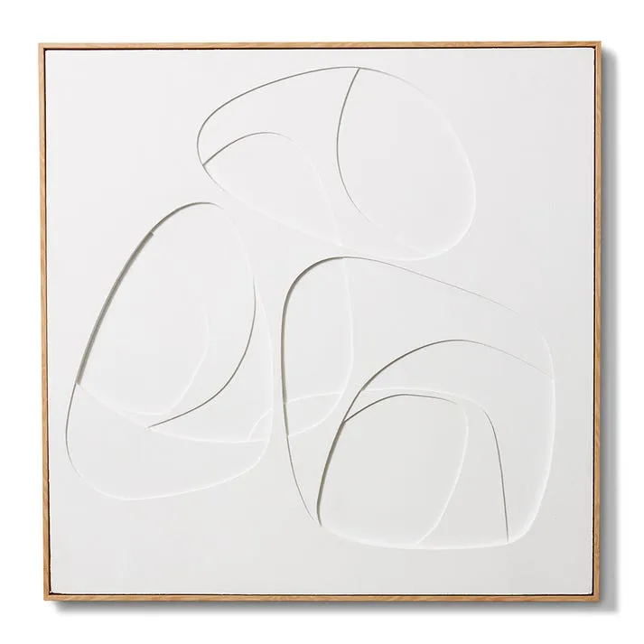 Ottawa Hand Painted Wall Art - 120 x 5 x 120cm